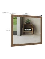 Espelheira Para Banheiro 60cm Multimóveis Cr10111 Noce Noce