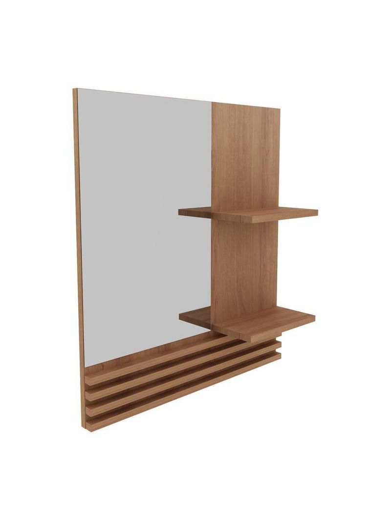 Espelheira Para Banheiro 60Cm Multimóveis Vcr10092 Amêndoa