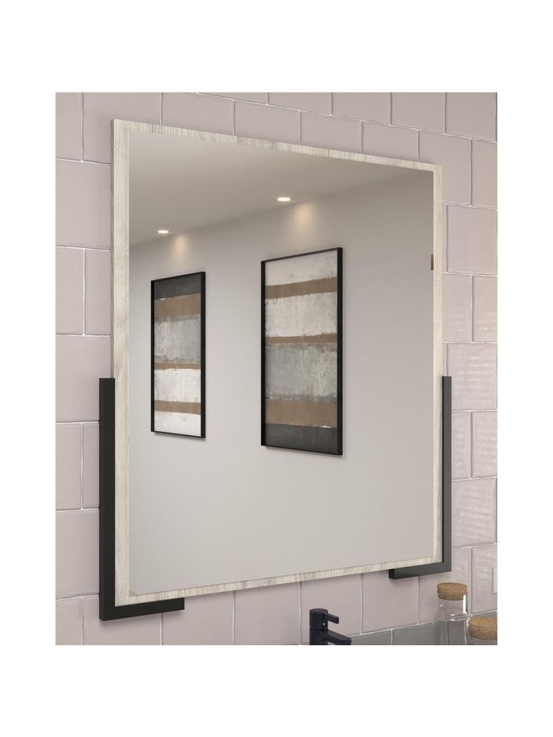 Espelheira Para Banheiro 70cm Multimóveis Cr10110 Carvalho