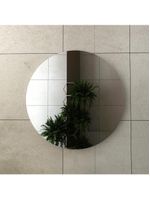 Espelheira P Banheiro Redonda 60cm Multimóveis Cr10114 Cinza