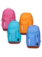 Mochila Unissex Juvenil Cores Escolar Passeio Viagem Cor:azul Escuro