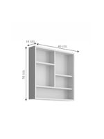 Espelheira Para Banheiro 2 Portas 60Cm Cr10075 Branca