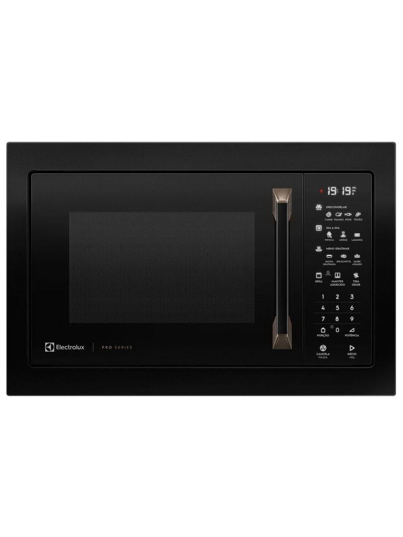 Micro-ondas Electrolux De Embutir MV43T Pro Series Glass Touch 34L Preto 54341PBA135 110V