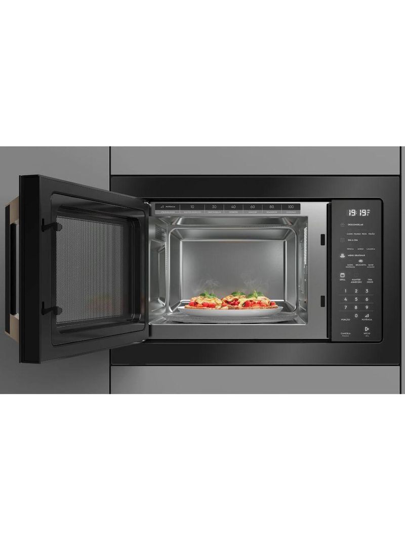 Micro-ondas Electrolux De Embutir MV43T Pro Series Glass Touch 34L Preto 54341PBA135 110V