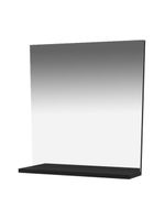 Espelheira Para Banheiro 45cm Com Prateleira Multimóveis Cr10115 Preto