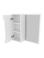 Espelheira Para Banheiro 60cm Com 1 Porta Multimóveis Cr10117 Branco