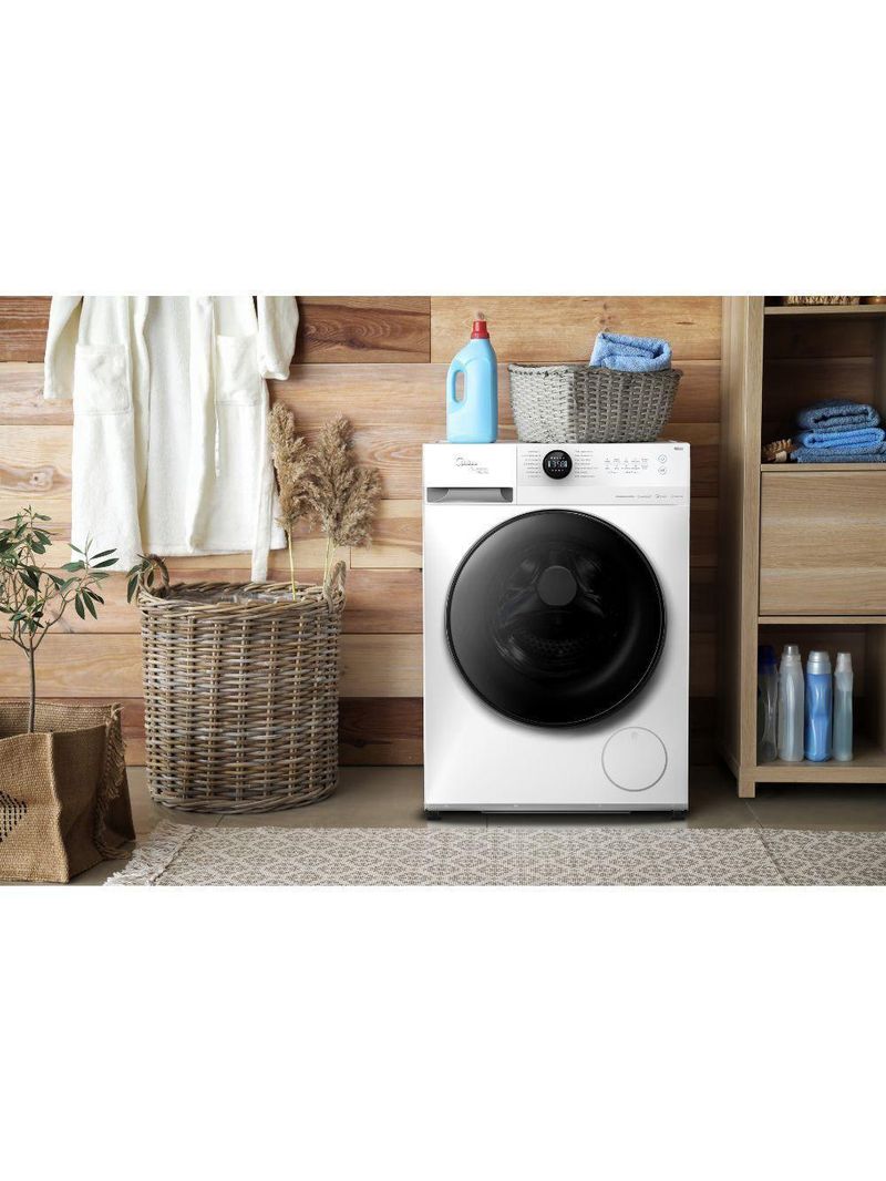 Lava E Seca Midea 11kg MF201 Slim Healthguard Inverter Branca 110V