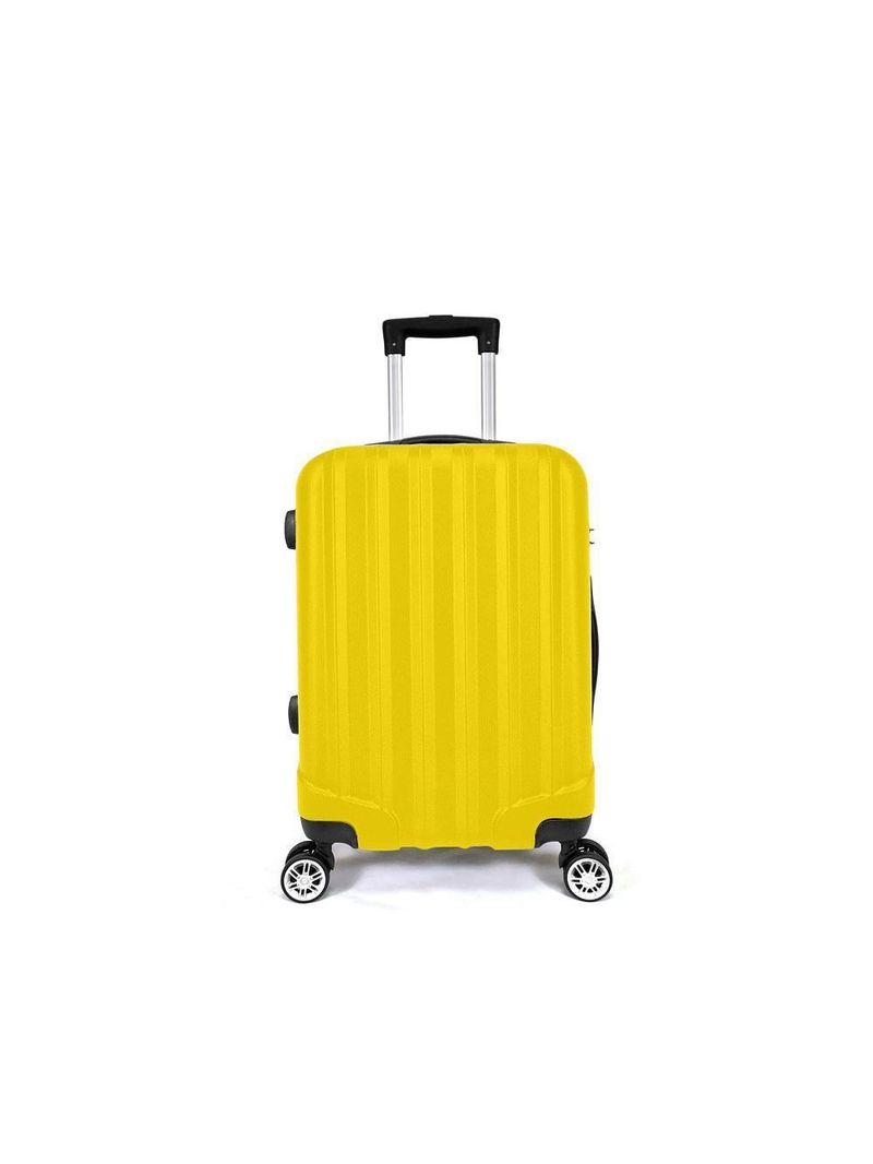 Mala De Bordo Abs 4 Rodas Action Fortt Amarela MAB02-AM