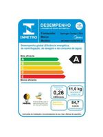 Lava E Seca Midea 11kg MF201 Slim Healthguard Inverter Branca 110V