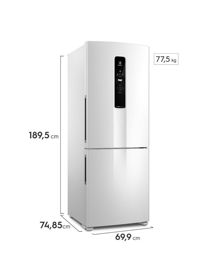 Geladeira Electrolux Frost Free Inverse 488L Fresh& IB55 Branco 110V