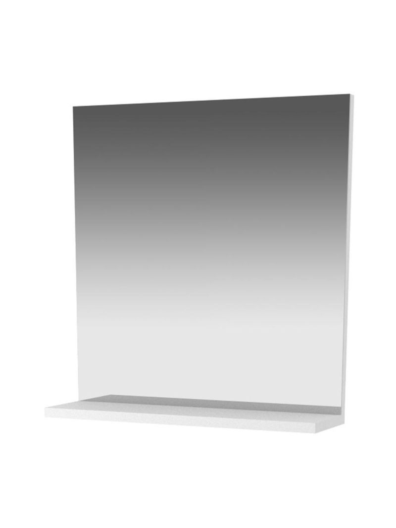 Espelheira Para Banheiro 45cm Com Prateleira Multimóveis Cr10115 Branco