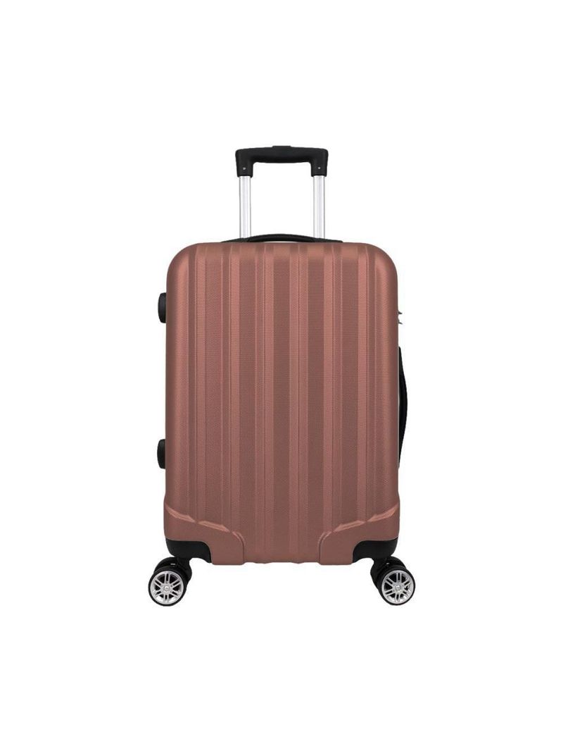 Mala De Bordo ABS 4 Rodas Action Fortt Rose MAB02-RE