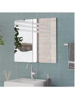 Espelheira Para Banheiro 59,6cm Multimóveis Cr10113 Cinza