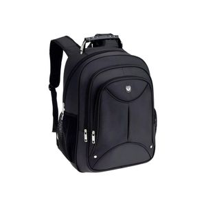 Mochila Executiva Preta Multifuncional Reforçada