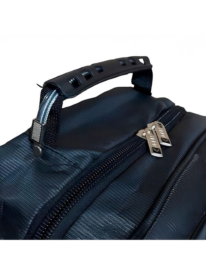 Mochila Executiva Preta Multifuncional Reforçada