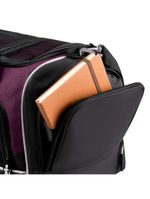 Bolsa de viagem grande juvenil  two tone vinho