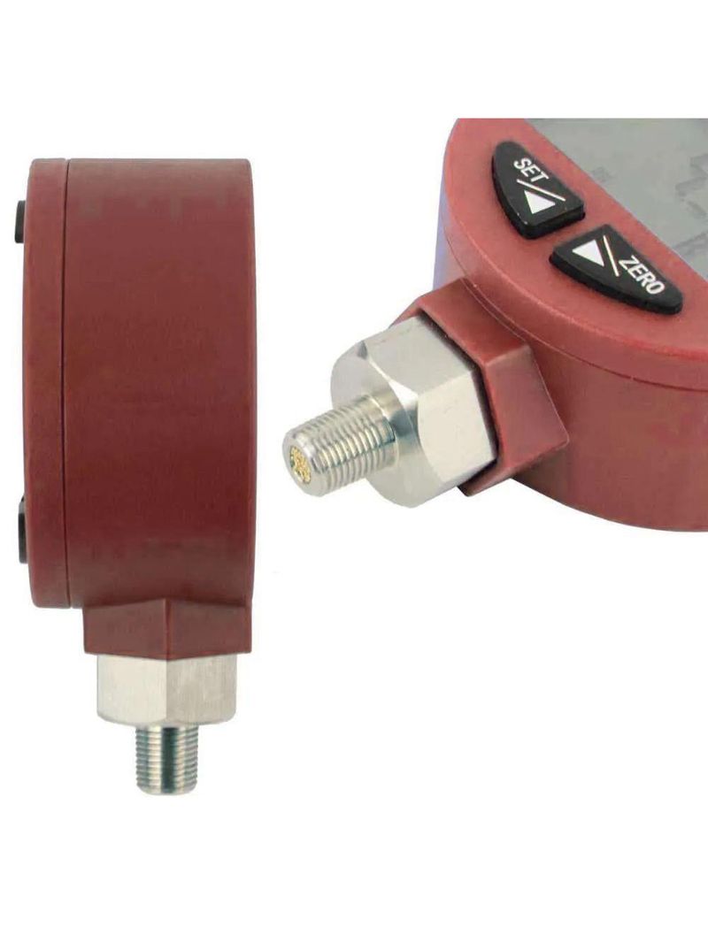 Manômetro Digital para Alta Pressão 0 a 800psi a Pilha Alcalina AA (1,5V)