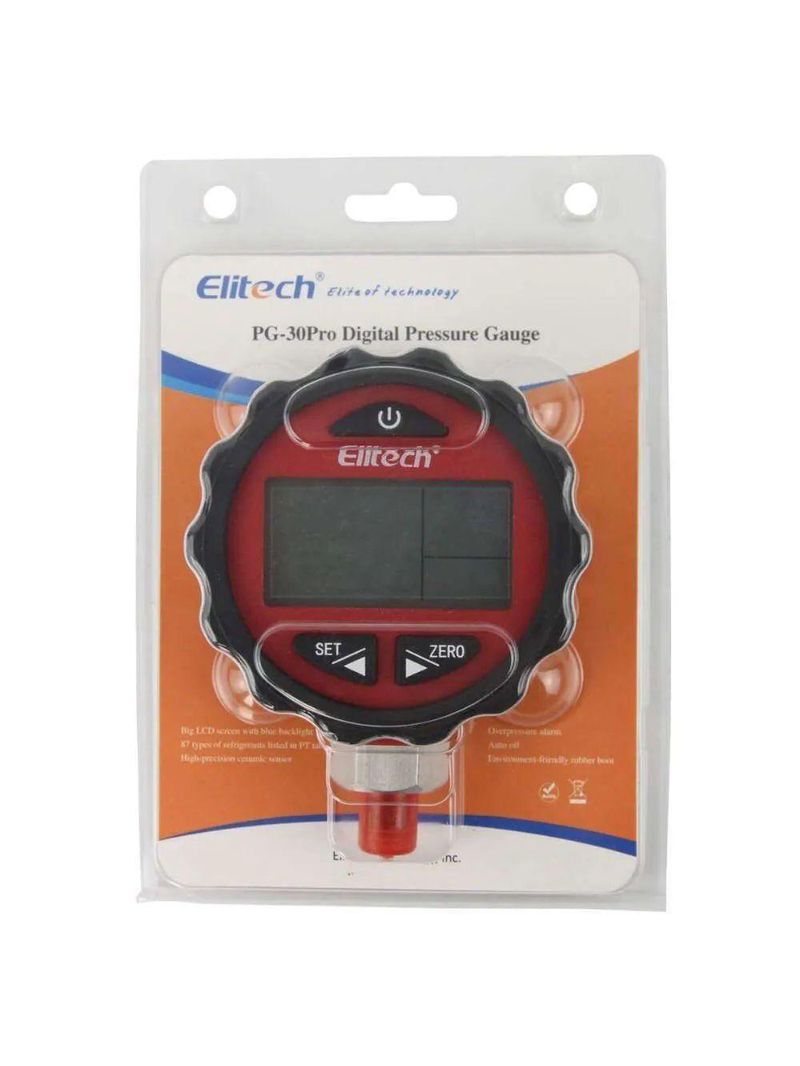 Manômetro Digital para Alta Pressão 0 a 800psi a Pilha Alcalina AA (1,5V)