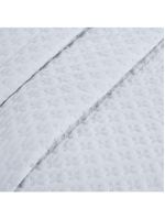 Kit cobre leito colcha atualle casal padrão dupla face microfibra 3 peças - branco