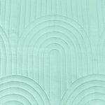 Kit cobre leito colcha arcos king dupla face matelado 200 fios 3 peças verde