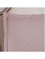 Kit cobre leito colcha atualle casal padrão dupla face microfibra 3 peças - rosê