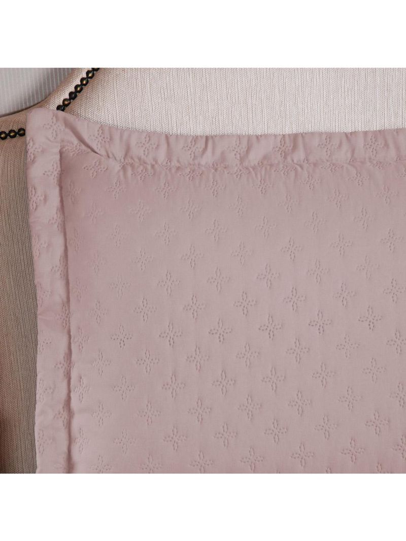 Kit cobre leito colcha atualle casal padrão dupla face microfibra 3 peças - rosê