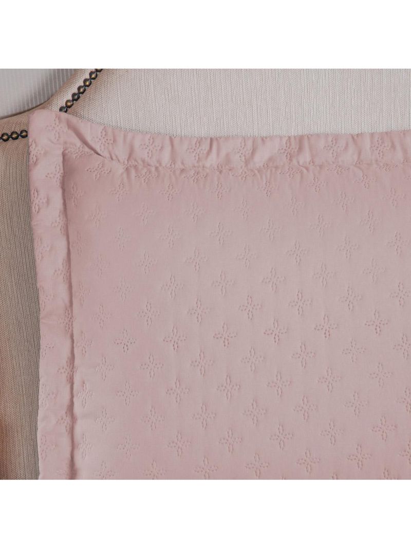 Kit cobre leito colcha atualle solteiro dupla face microfibra 2 peças - rosê