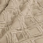 Kit cobre leito colcha adele queen dupla face micropercal 300 fios 3 peças - bege