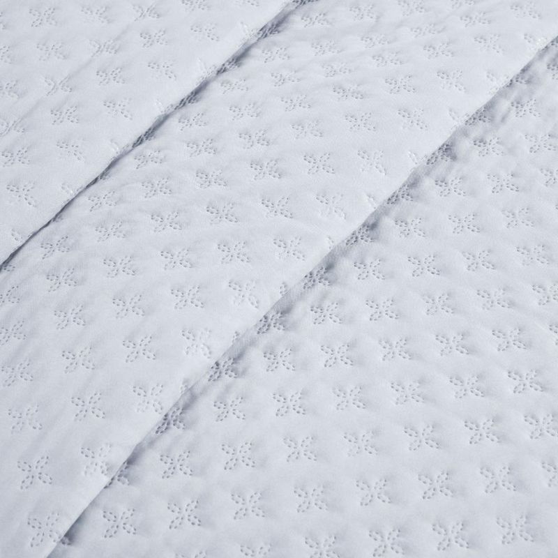 Kit cobre leito colcha atualle king dupla face microfibra 3 peças - branco