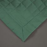 Kit cobre leito colcha bellini solteiro dupla face percal 300 fios textura matelassê 2 peças - verde