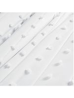 Kit cobre leito colcha alexa pompom king dupla face micropercal 3 peças - branco