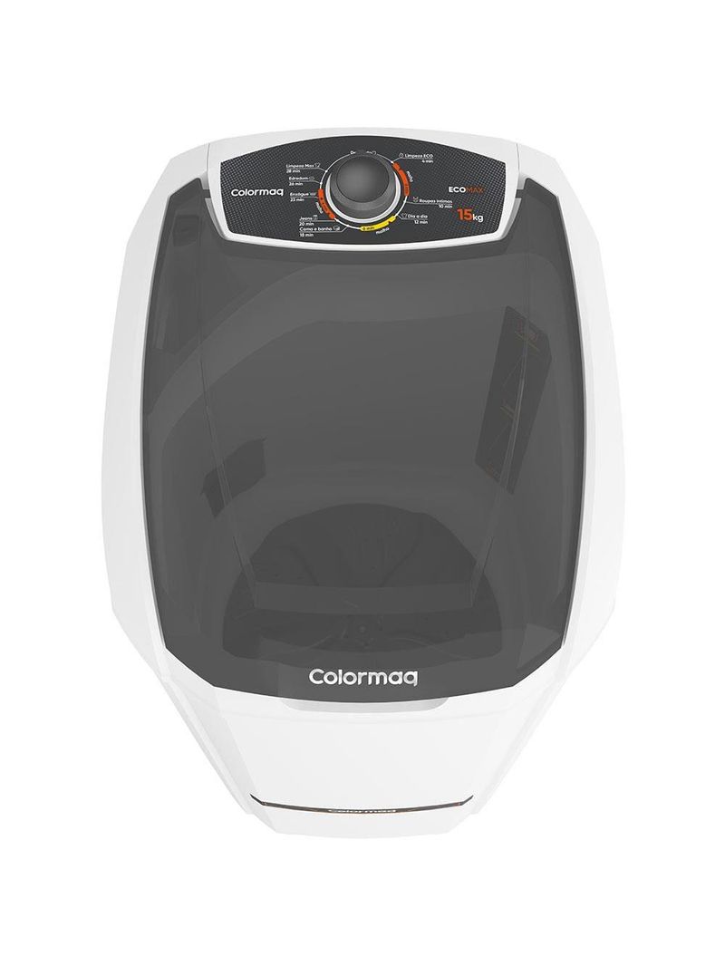 Tanquinho de Roupas Semiautomática Colormaq LCS15 – Branco | 15 kg | 8 Programas de Lavagem