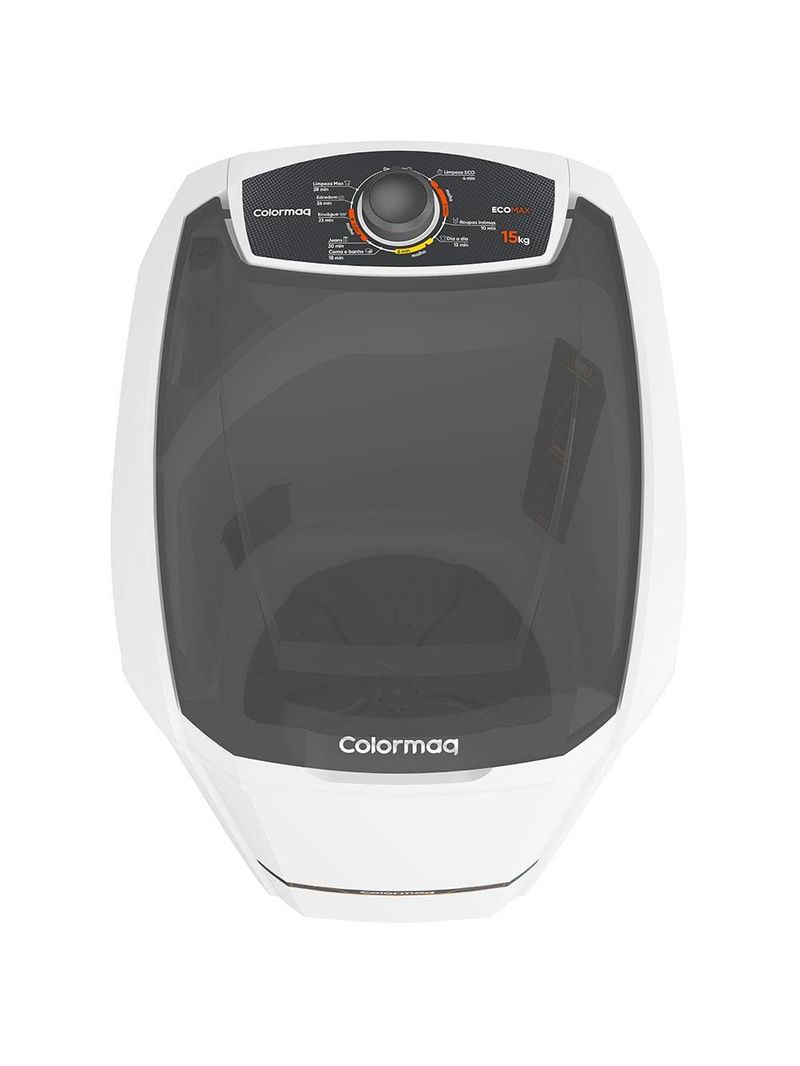 Tanquinho de Roupas Semiautomática Colormaq LCS15 – Branco | 15 kg | 8 Programas de Lavagem