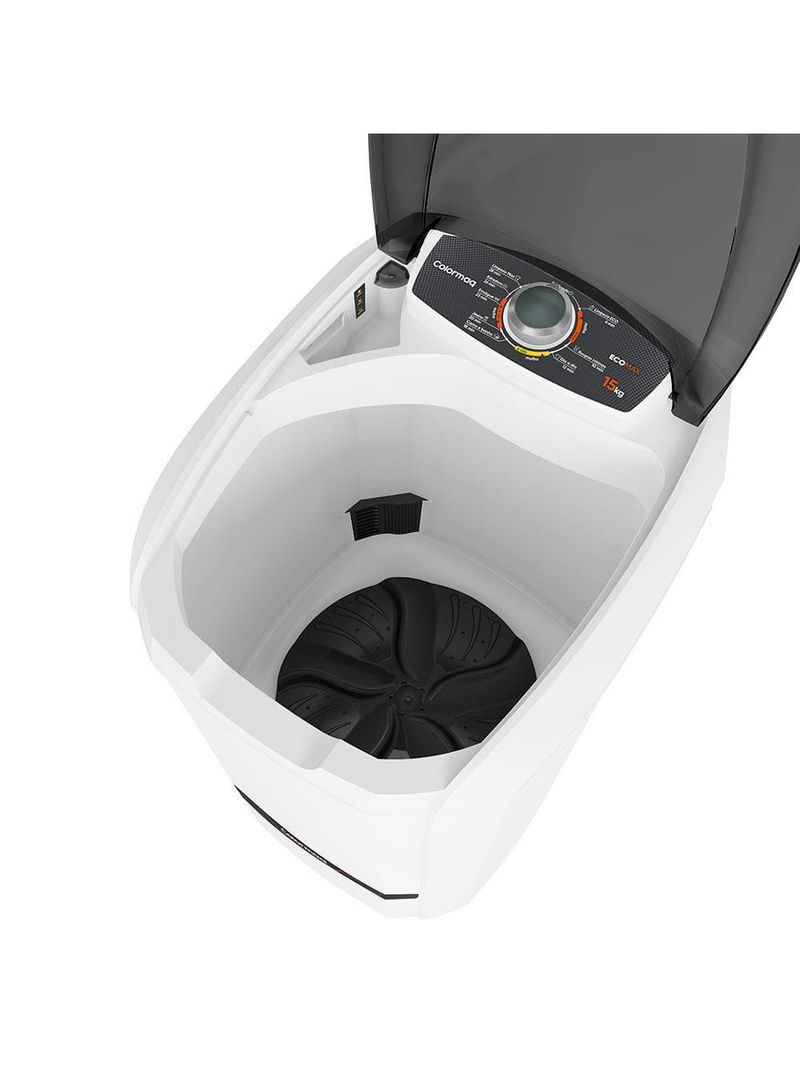 Tanquinho de Roupas Semiautomática Colormaq LCS15 – Branco | 15 kg | 8 Programas de Lavagem