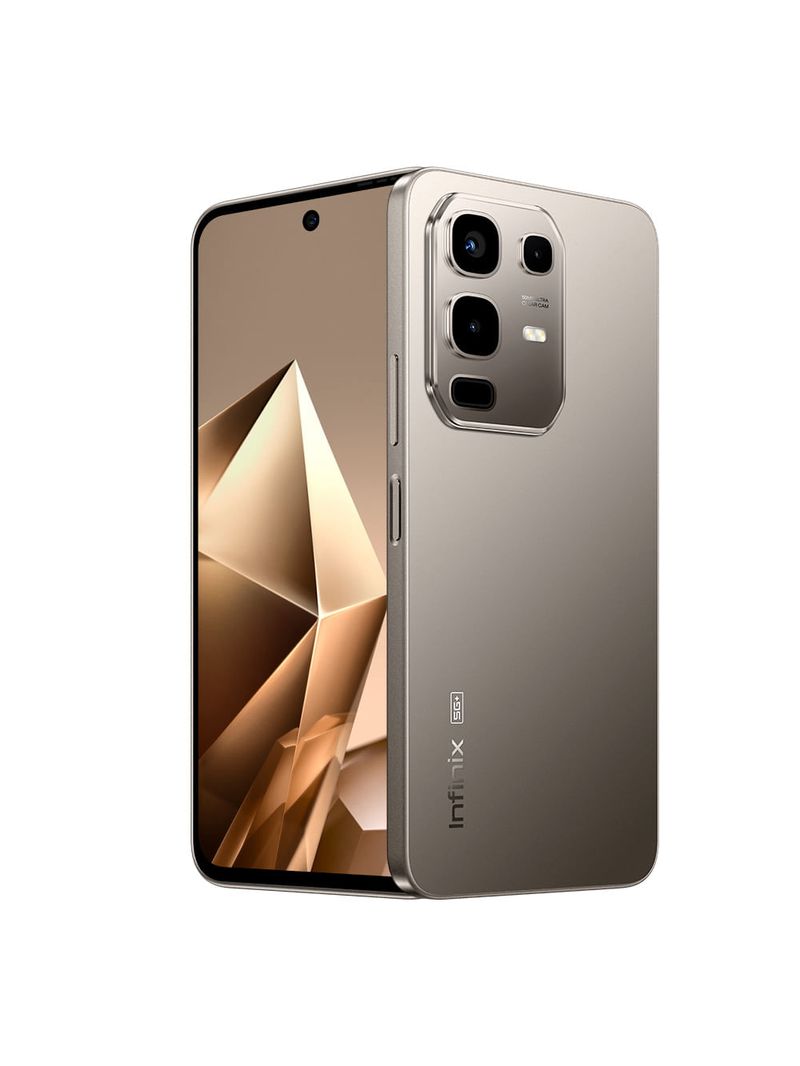 Smartphone Infinix Note 50X IA 5G 256GB 8GB RAM 667" Câmera 50MP NFC Bateria 5200mAh Resistência Padrão Militar + IP64