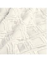 Kit cobre leito colcha adele king dupla face micropercal 300 fios 3 peças - branco off white