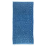 Jogo de banho native toalhas macias costela de adão 100% algodão fio penteado 5 peças azul e pitáia