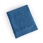 Jogo de banho native toalhas macias costela de adão 100% algodão fio penteado 5 peças azul e pitáia