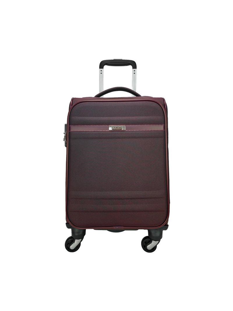 Mala de bordo lansay córdoba plus burgundy rodas 360º