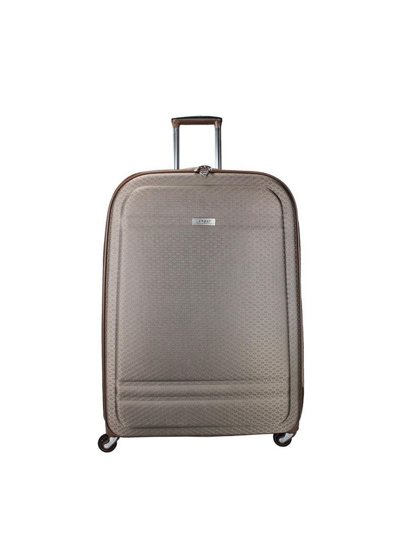 Mala de viagem lansay denver grande bege tsa e rodas 360º