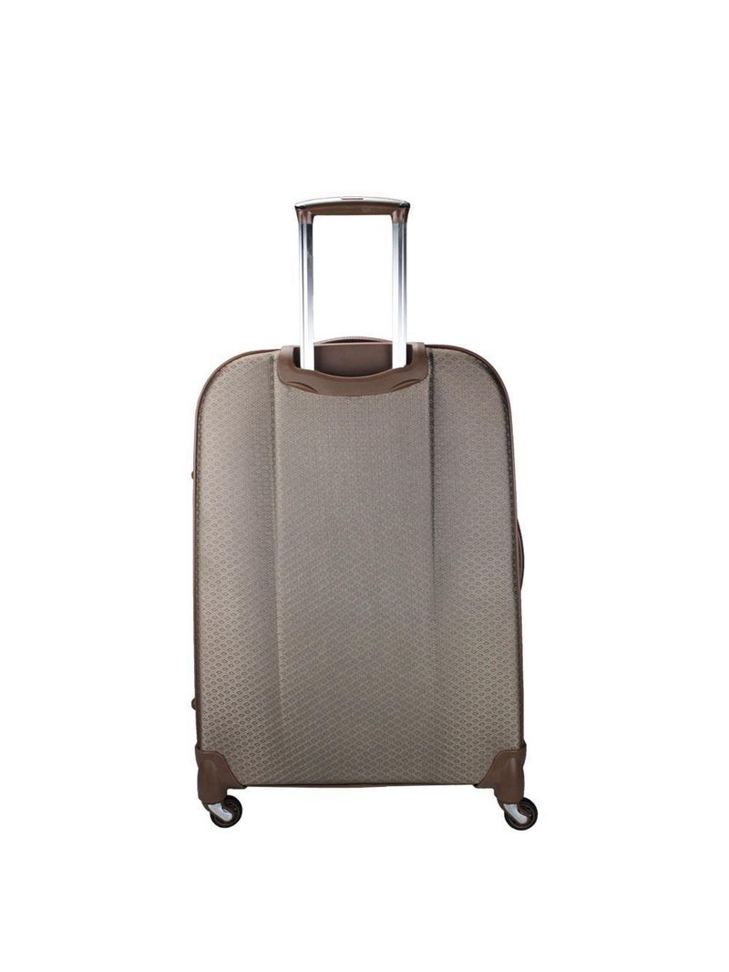 Mala de viagem lansay denver grande bege tsa e rodas 360º