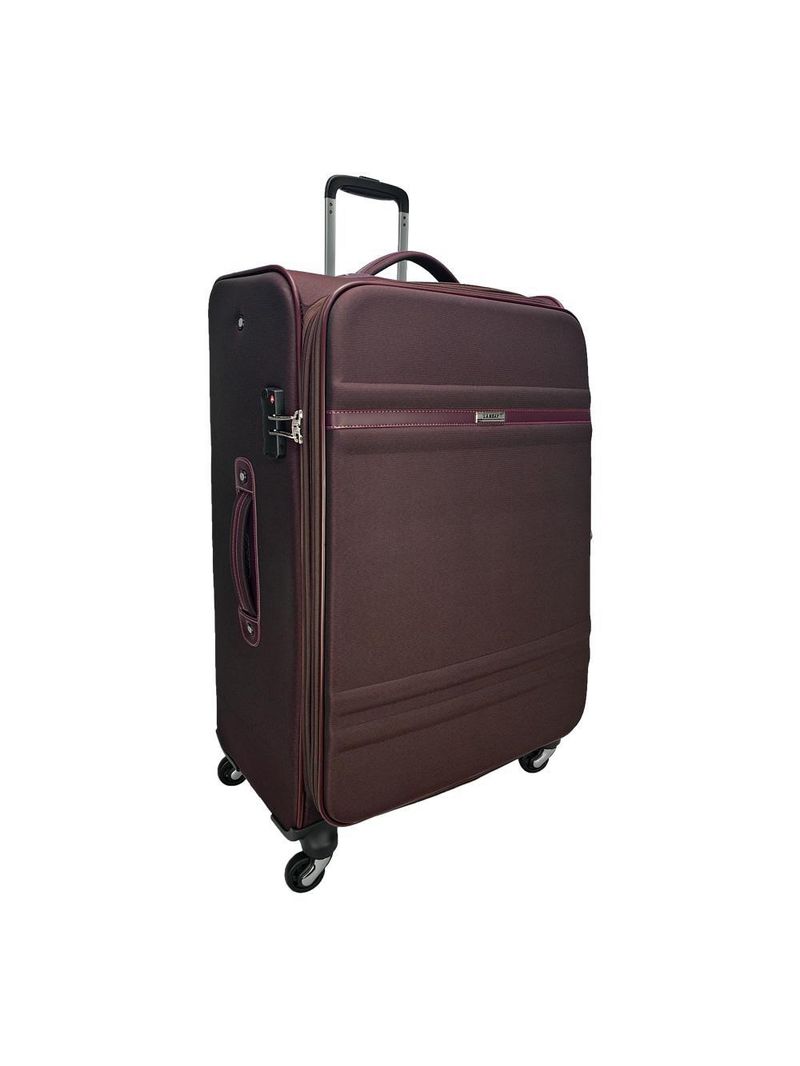 Mala de viagem lansay córdoba plus grande burgundy rodas 360º