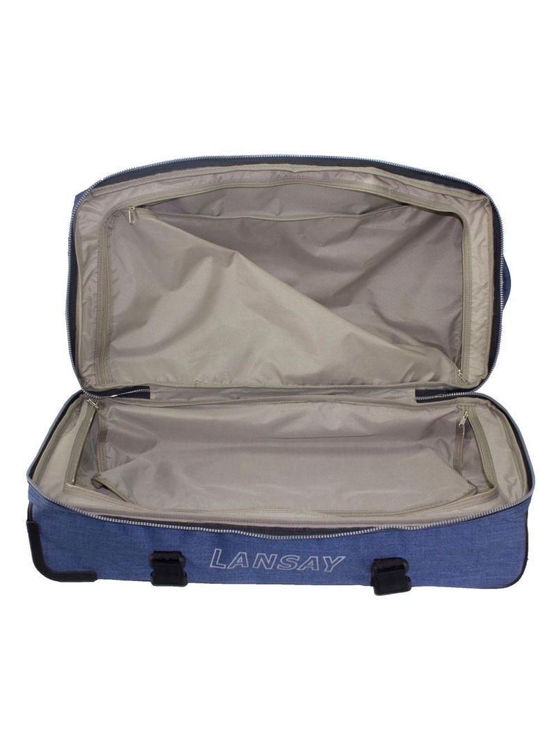 Sacola lansay roller c/ carrinho - jeans