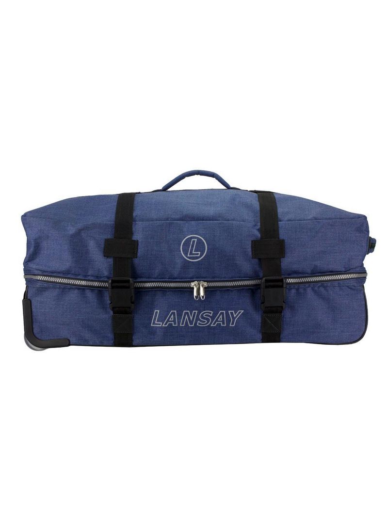 Sacola lansay roller c/ carrinho - jeans