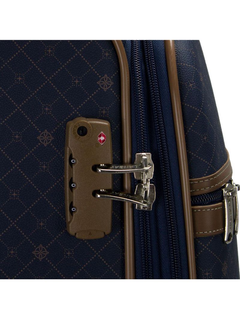 Mala de viagem lansay grande munique cobalto giro 360º