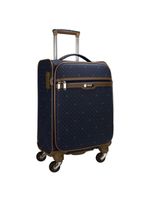 Mala de bordo munique cobalto rodas com giro 360º