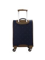 Mala de bordo munique cobalto rodas com giro 360º