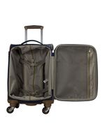 Mala de bordo munique cobalto rodas com giro 360º