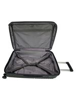 Mala média 23kg lansay preto expansível linha orium rodas 360° tsa