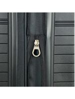 Mala média 23kg lansay preto expansível linha orium rodas 360° tsa